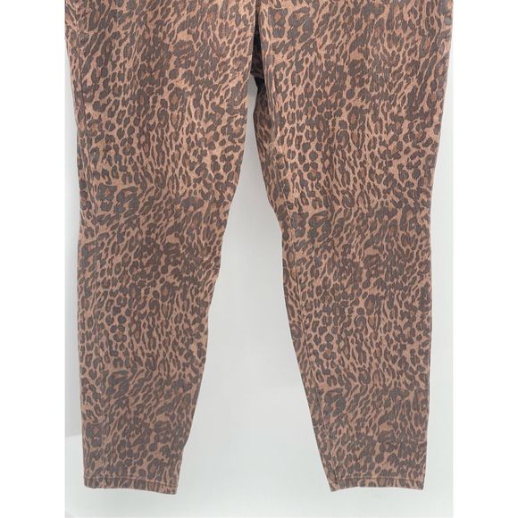 Style & Co Jeans Skinny‎ Leopard Women Size 16 Brown Black High Rise New - Picture 6 of 12